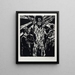 Le Christ sur la croix - Lovis Corinth — indrammet kunstværk på væggen