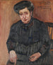 Portrait af kunstnerens svigermor - Lovis Corinth — visning af kunstværket