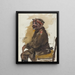 Hermann frappé en uniforme - Lovis Corinth — indrammet kunstværk på væggen