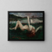 Léda - Lovis Corinth — indrammet kunstværk på væggen