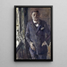Portrait af Reichs præsident Friedrich Ebert - Lovis Corinth — indrammet kunstværk på væggen