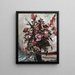 Rosa Rosen Roses roses - Lovis Corinth — indrammet kunstværk på væggen