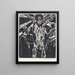La Crucifixion du Christ sur la Croix - Lovis Corinth — indrammet kunstværk på væggen