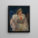 La chanteuse Frieda Halbe - Lovis Corinth — indrammet kunstværk på væggen