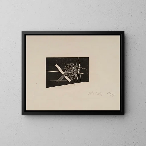 Composition - László Moholy-Nagy — indrammet kunstværk på væggen