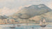 Vue de Hobart, Tasmanie - Lt Gen Charles Emilius Gold — visning af kunstværket