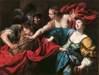 Luca Ferrari - Venus preventing her son Aeneas from killing Helen of Troy.webp