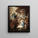 Adoration des bergers - Luca Giordano — indrammet kunstværk på væggen