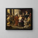 Le Christ parmi les docteurs - Luca Giordano — indrammet kunstværk på væggen