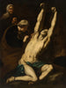 Saint Sébastien, plejet af Santa Irène - Luca Giordano — visning af kunstværket