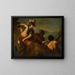 L'Enlèvement d'Hélène - Luca Giordano — indrammet kunstværk på væggen