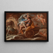 Luca Giordano | L'enlèvement de Proserpine — indrammet kunstværk på væggen