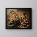 Le rêve de saint Joseph - Luca Giordano — indrammet kunstværk på væggen