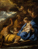 La Fuite en Égypte - Luca Giordano — visning af kunstværket
