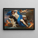 L'Enlèvement d'Europe - Luca Giordano — indrammet kunstværk på væggen