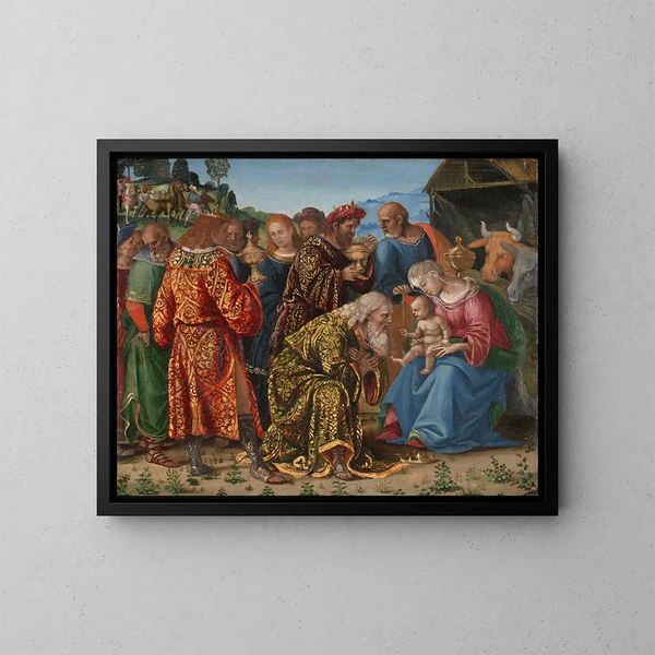 L'Adoration des Mages - Luca Signorelli — indrammet kunstværk på væggen