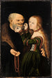 Et uensartet parret - Lucas Cranach den Ældre — visning af kunstværket