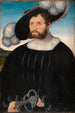 Portrait af Monsieur A von Rechenberg - Lucas Cranach den Ældre — visning af kunstværket