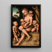 Charité - Lucas Cranach den Ældre — indrammet kunstværk på væggen