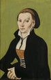 Catherine de Bora ægtefælle til Martin Luther - Lucas Cranach den Ældre — visning af kunstværket