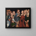 Den Kristus velsigner børnene - Lucas Cranach den Ældre — indrammet kunstværk på væggen