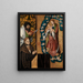 Lucas Cranach den Ældre - Frédéric den Vise foran Jomfru Maria — indrammet kunstværk på væggen