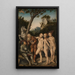 Jugement de Pâris - Lucas Cranach den Ældre — indrammet kunstværk på væggen