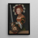 Judith med Holofernes' hoved - Lucas Cranach den Ældre — indrammet kunstværk på væggen