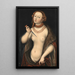 Lucrèce - Lucas Cranach den Ældre — indrammet kunstværk på væggen