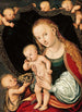 Jomfru Maria med Barnet og den unge Sankt Johannes Døberen - Lucas Cranach den Ældre — visning af kunstværket