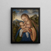 Marie med Barnet - Lucas Cranach den Ældre — indrammet kunstværk på væggen