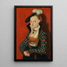 Portraitmaleri af Christiane d'Eulenau - Lucas Cranach den Ældre — indrammet kunstværk på væggen
