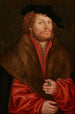 Portræt af Moritz Buchner - Lucas Cranach den Ældre — indrammet kunstværk på væggen
