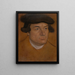 Portræt af en mand - Lucas Cranach den Ældre — indrammet kunstværk på væggen