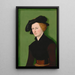 Portræt af en kvinde - Lucas Cranach den Ældre — indrammet kunstværk på væggen