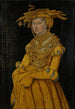 Portræt af hertuginde Catherine - Lucas Cranach den Ældre — indrammet kunstværk på væggen