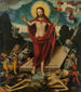 La résurrection du Christ et le triomphe sur la mort et le diable - Lucas Cranach l'Ancien — visning af kunstværket