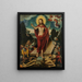 La résurrection du Christ et le triomphe sur la mort et le diable - Lucas Cranach l'Ancien — indrammet kunstværk på væggen
