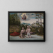 Le Dåb af Kristus - Lucas Cranach den Ældre — indrammet kunstværk på væggen