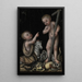 L'Enfant Jésus og Saint Jean-Baptiste - Lucas Cranach den Ældre — indrammet kunstværk på væggen