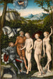 Le Jugement de Pâris - Lucas Cranach den Ældre — visning af kunstværket