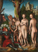 Le Jugement de Pâris - Lucas Cranach den Ældre — visning af kunstværket