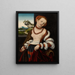 Lucretias selvmord - Lucas Cranach den Ældre — indrammet kunstværk på væggen