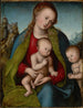 La Vierge Marie avec l'Enfant et Saint Jean-Baptiste - Lucas Cranach l'Ancien — visning af kunstværket