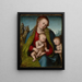 La Vierge Marie avec l'Enfant et Saint Jean-Baptiste - Lucas Cranach l'Ancien — indrammet kunstværk på væggen