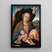 Jomfru med barnet - Lucas Cranach den Ældre — indrammet kunstværk på væggen