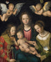 Jomfru Maria med Barnet med de hellige Catherine og Barbara - Lucas Cranach den Ældre — visning af kunstværket