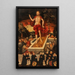 En epitafium Den opstandne Kristus med en donatorfamilie - Lucas Cranach den Yngre — indrammet kunstværk på væggen
