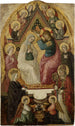 "Le Couronnement de la Vierge" - Mester Lucquois — visning af kunstværket