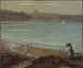 Au large de la baie du Massachusetts - Lucien Abrams — visning af kunstværket